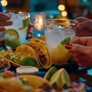 Jantar Mexicano com Margaritas